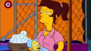 Como conoció el abuelo  a la mamá de Herbert, el hermano de Homero. Los Simpson-