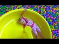 Yaroslava spends a day in the Kids Center | Indoor games for children