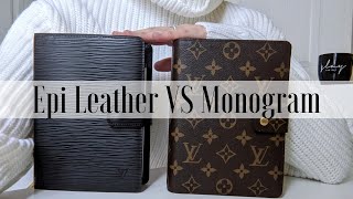 Louis Vuitton Agenda Comparison  Epi Leather VS Monogram Planners 