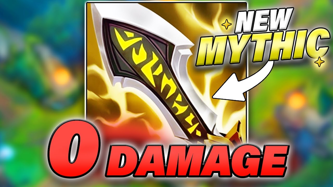 The New Mythic Infinity Edge Is Awful(Deals No Damage) 