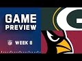 Green Bay Packers vs. Arizona Cardinals | Week 8 NFL Game Preview