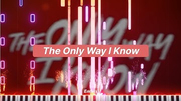 MDK - The Only Way I Know (Piano Cover)