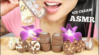 ASMR MINI ICE CREAM CONE   CHOCOLATE ICE CREAM BITE (EATING SOUNDS) NO TALKING | SAS-ASMR