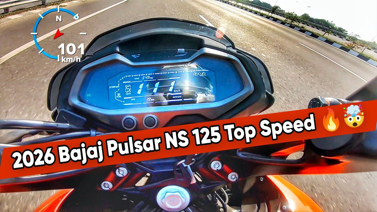 2026 Bajaj Pulsar NS 125 Top Speed | Gear Challenge & Break Test | 