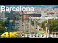 Tiny Tour | Barcelona Spain | Walk from Las Arenas de Barcelona(Bullring) to MNAC(Museum)  2019