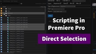 Direct Selection in the Project Panel