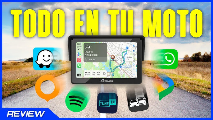 Apple Carplay y Android Auto en tu moto - Carpuride W502 