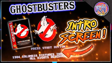 Ghostbusters Genesis Intro Mega Drive 4K