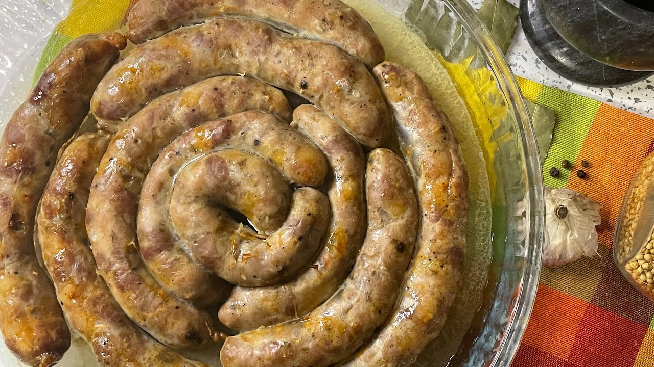 Homemade Ukrainian Sausage With Garlic YouTube Homemade Ukrainian Sausage With Garlic YouTube