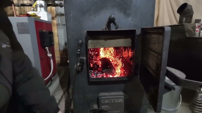 First firing of DIY outdoor wood furnace (wood burning stoves forum at  permies)