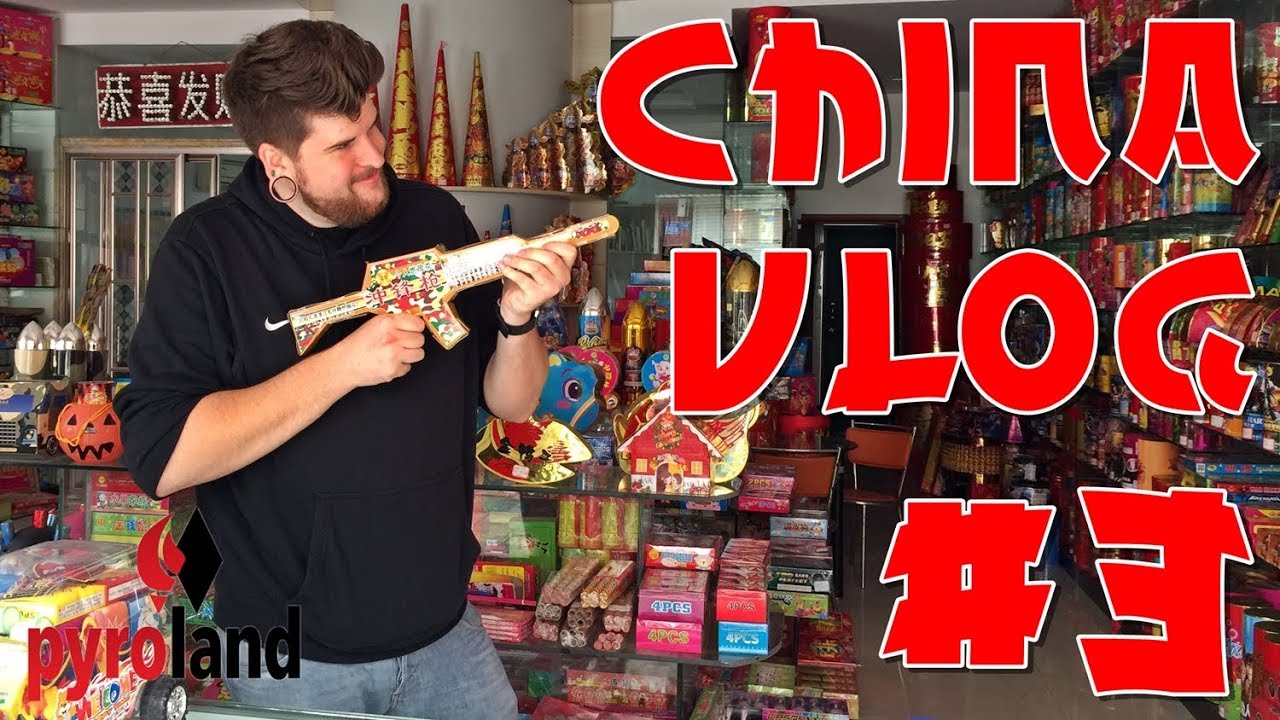 FEUERWERKS MARKT Liuyang & BÖLLERN | China Vlog #3 🇨🇳 | PyroExtrem