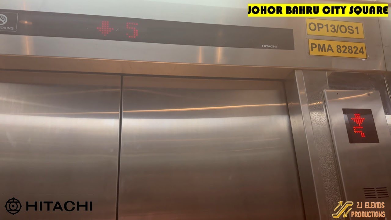 Hitachi Elevator at Johor Bahru City Square, Johor Bahru, Johor, Malaysia. (Lobby A Service Lift)