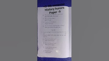 +3 4th semester History hunos question paper -9✨2023 FM University Balasore 😊