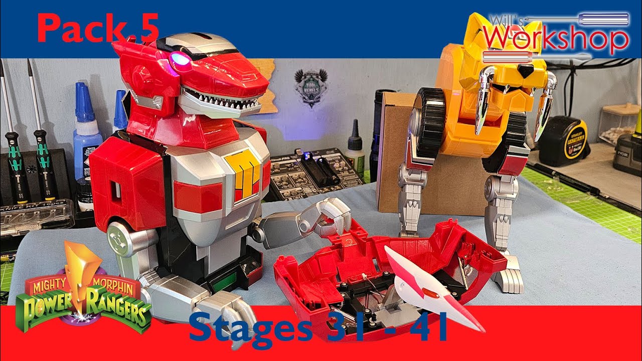 Build the MEGAZORD from the Mighty Morphin Power Rangers - Pack 5 ...