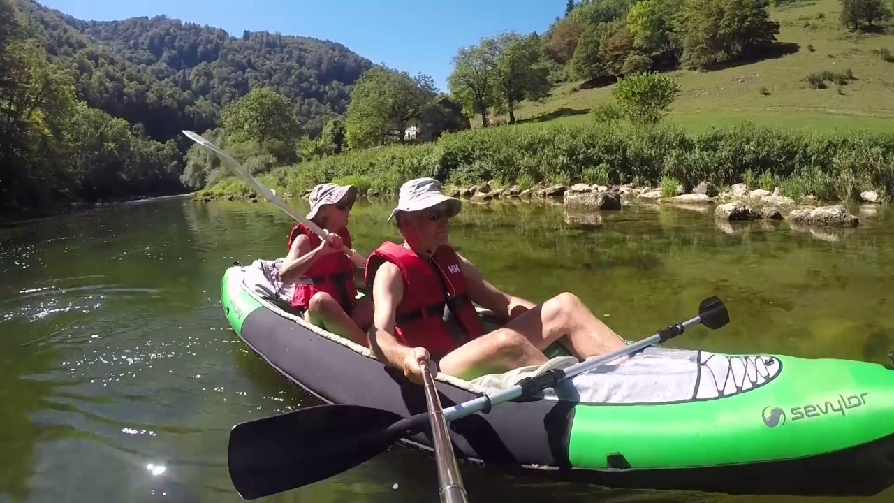 Kanufahrt auf dem Doubs