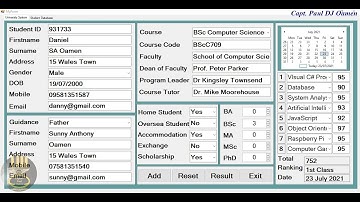 How to Create Student Management System with MySQL Database in Visual C++ -  Part 3 of 3