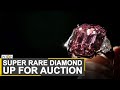 'The Spirit of the Rose' rare purple-pink diamond up for auction