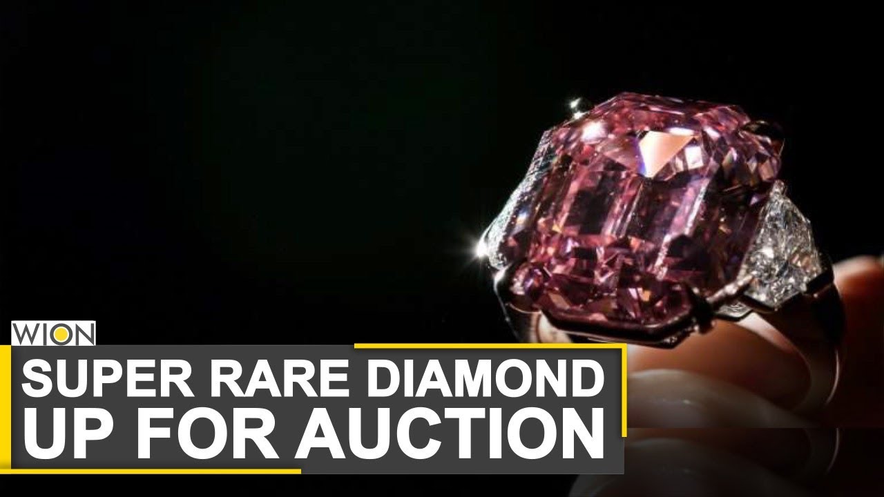 Super rare, purple-pink diamond up for auction | Business News | World ...