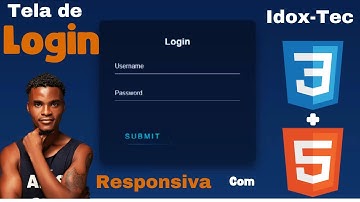 Como Criar uma Tela de Login Interativo usando HTML, CSS e Design Responsivo