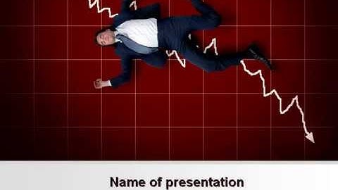 Financial Crisis PowerPoint Template by PoweredTemplate.com