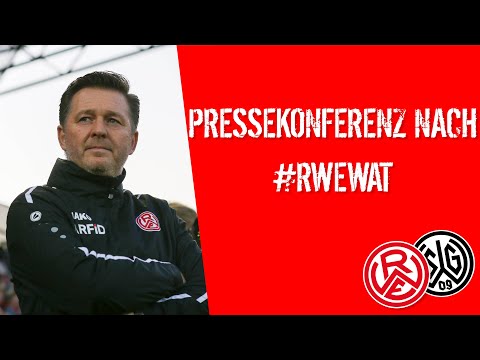 Pressekonferenz nach dem Heimspiel gegen die SG Wattenscheid 09