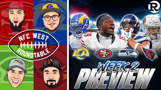 👀 NFC West Roundtable | NFL Week 2 PREVIEW (Rams, Cardinals, Seahawks & 49ers)