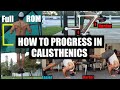 How to Progress in Calisthenics | Understand and Apply |