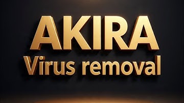 Akira ransomware virus and file decryption guide [.Akira] virus 