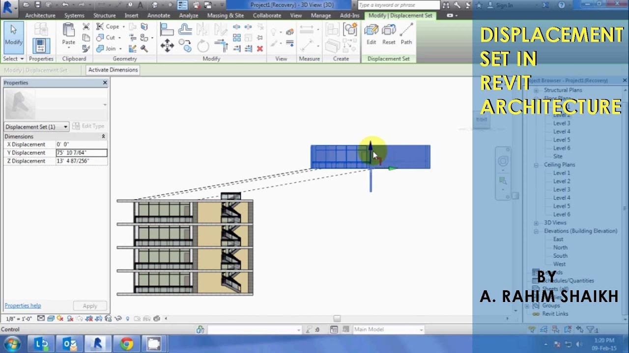 Displacemnet Set in Revit Architecture - YouTube