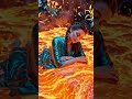 Woman Lying Down On Lava #ai #aigard #aicontent #lava