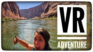 VR ADVENTURE Paddle Board Under Horseshoe Bend: National Geographic  Style Vlog 360