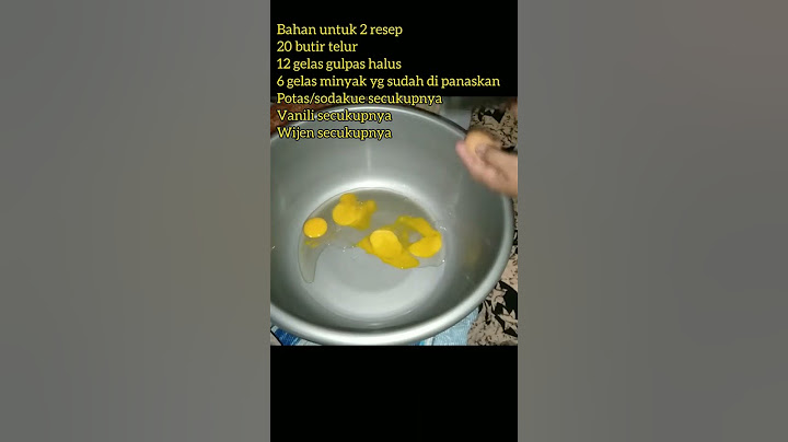 kue minyak/kue kering enak dan simple tidak pake mentega