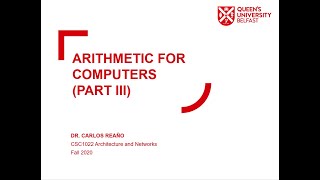 Celebrity Computer Architecture, Lecture 8, Fall 2020 Profile