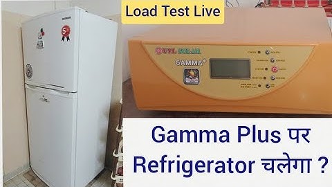 UTL Gamma Plus 1kva Load Test | Gamma Plus 1kva Par Refrigerator Chal Sakta Hai