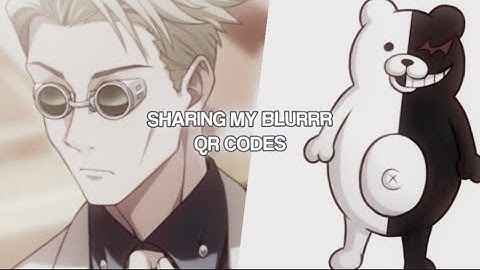 MY BLURRR EDITING APP QR CODES || *NO CREDIT NEEDED* || 