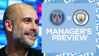 ‘Enjoy the pressure’ Pep Guardiola message to Manchester City players ahead of Paris Saint-Germain