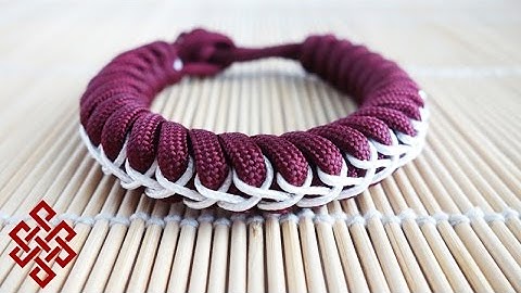How to Make a Stitched Snake Knot Paracord Bracelet Tutorial
