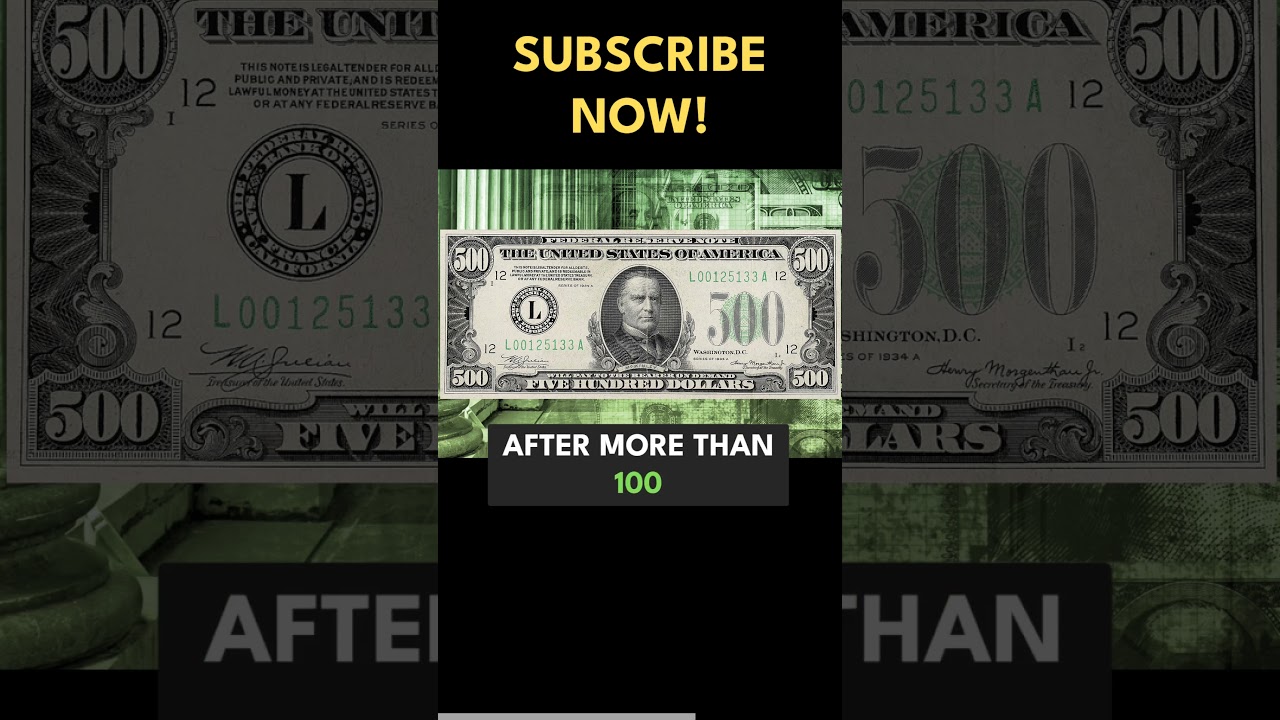 The Reason Why $500 Bills Were Discontinued