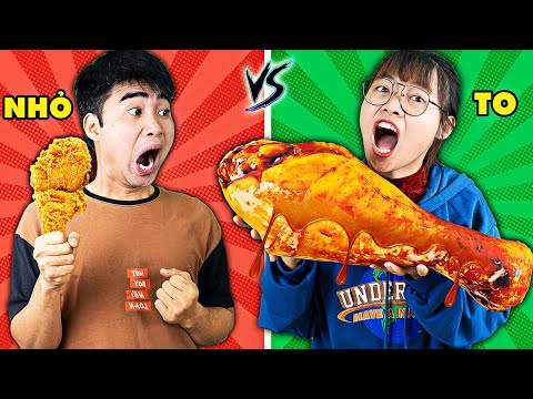 Video Cuộc Thi Vẽ Mua Đồ Ăn To Khổng Lồ Với Đồ Ăn Nhỏ - Vẽ... - youtube