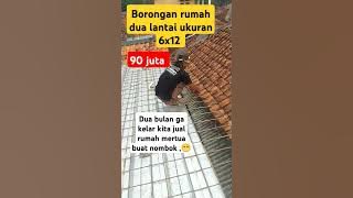 Borongan rumah dua lantai #tukangbangunanborongan