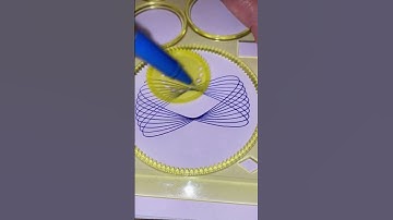 Best Artwork Spirograph Design | Magic Ruler Big Wisdom #ytshorts #shorts #short