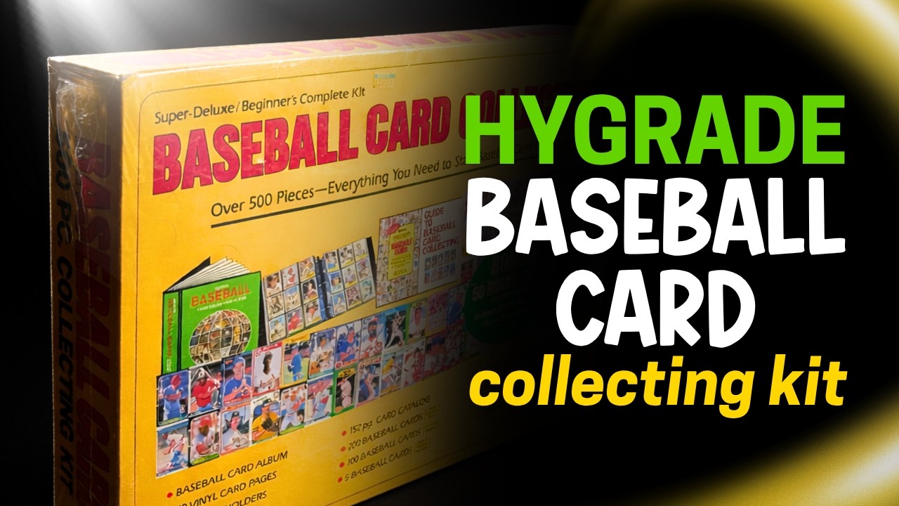 希少 AIR high grade card collection 未開封BOX UNBOXING this Hygrade Super Deluxe Baseball Card Collecting Kit