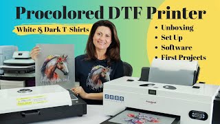 Procolored DTF Printer Unboxing, Setup, Review & Tutorial on How to Customize T-Shirts
