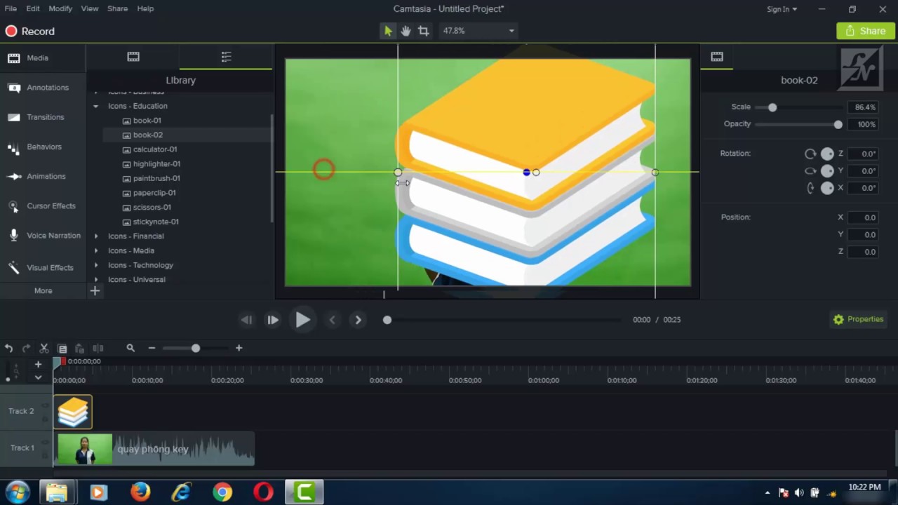 CAMTASIA STUDIO 9.0 (nâng cao) - LÀM CHỦ VÀ ỨNG DỤNG THƯ VIỆN CỦA CAMTASIA 9