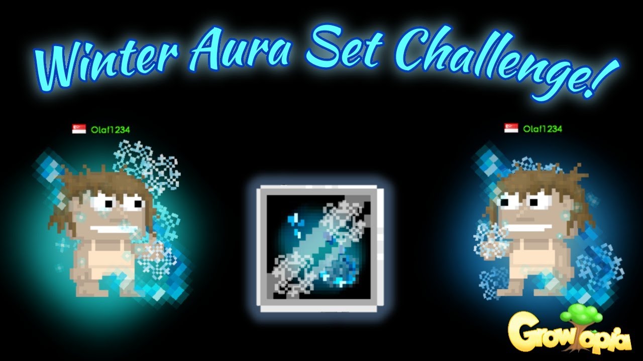 Winter Aura Set Challenge! | WinterFest 2019 | Growtopia - YouTube