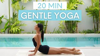 20 MIN GENTLE YOGA FLOW || Relaxing Flow to Stretch & Feel Good screenshot 3