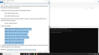 How to integrate KES with Minio Object Storage