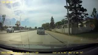 Dash Cam view of #Winnipeg accident on June 4, 2021