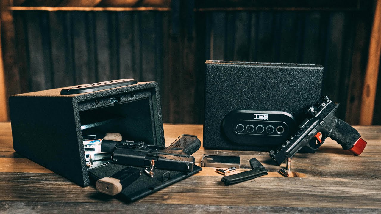 Affordable Biometric Handgun Safes TSS Top Secure Safe Review YouTube