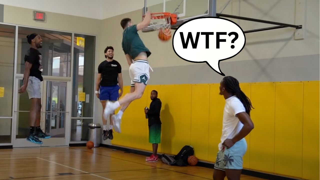 Highest Jumpers In The World Surprise EVERYONE IN THE GYM!